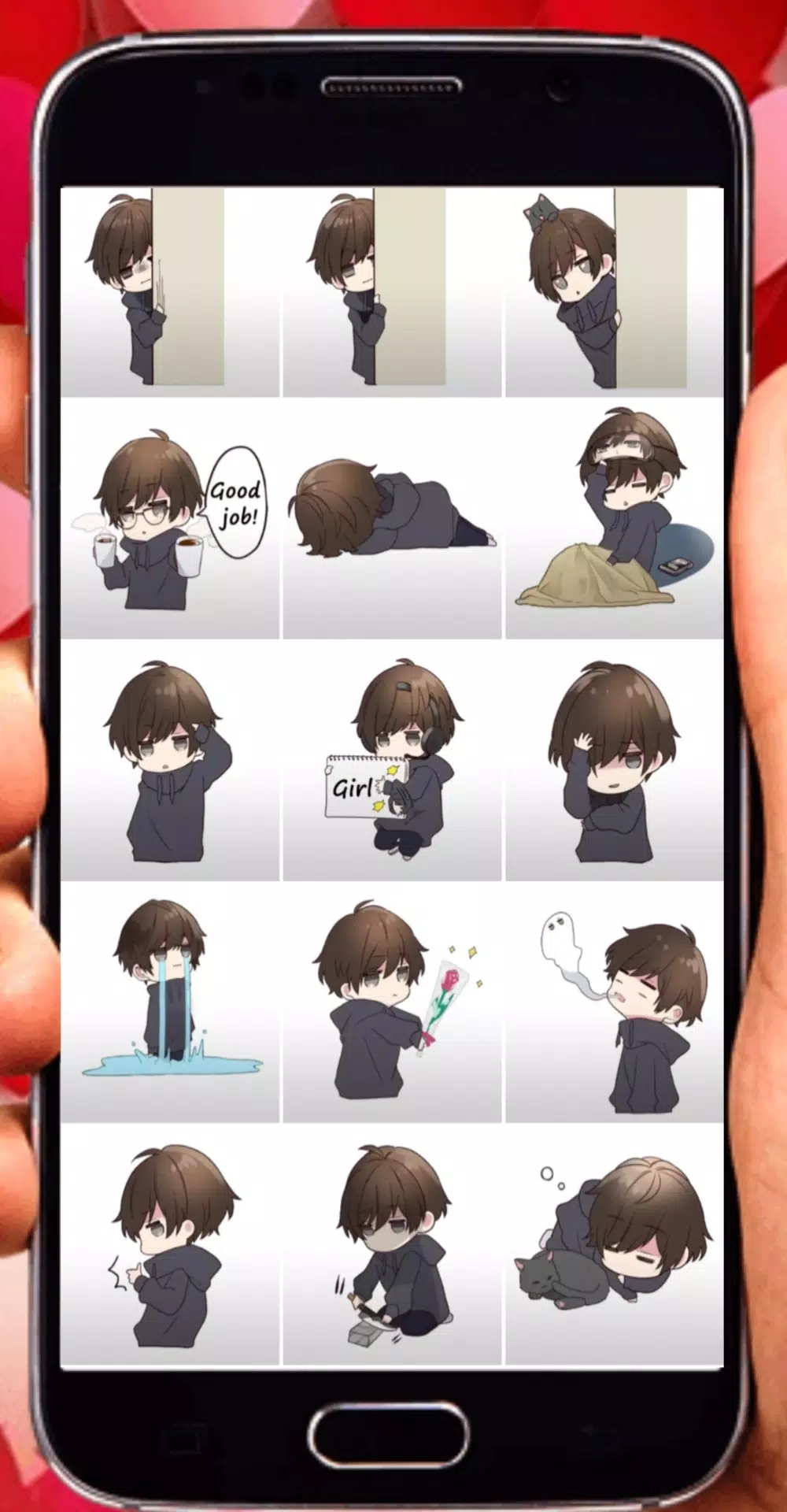 Menhera Kun Sticker Pack APK for Android Download