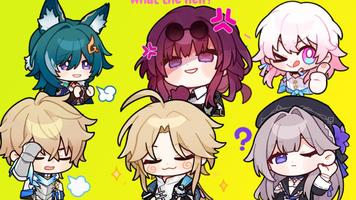 Honkai Star Rail Stickers Plakat