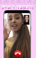 Ariana Grande Video Call Chat الملصق
