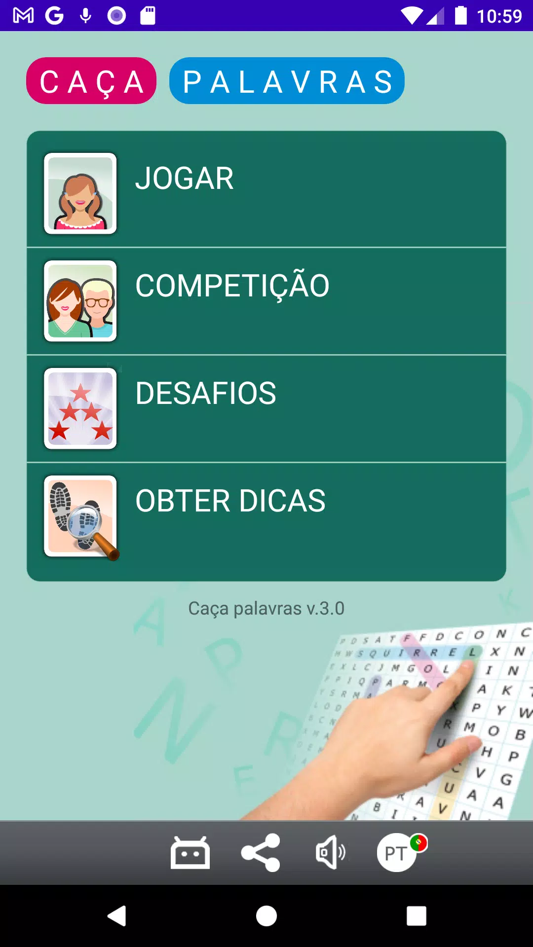 Download do APK de Caça palavras para Android