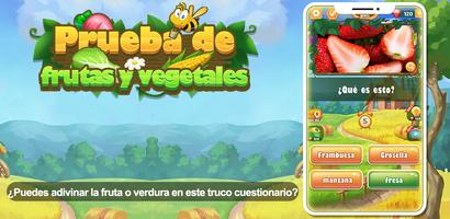 Prueba de frutas y vegetales Poster