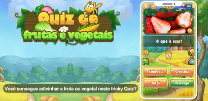 Quiz de frutas e vegetais Cartaz