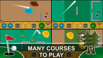 Mini Arcade Golf: Pocket Tours تصوير الشاشة 1