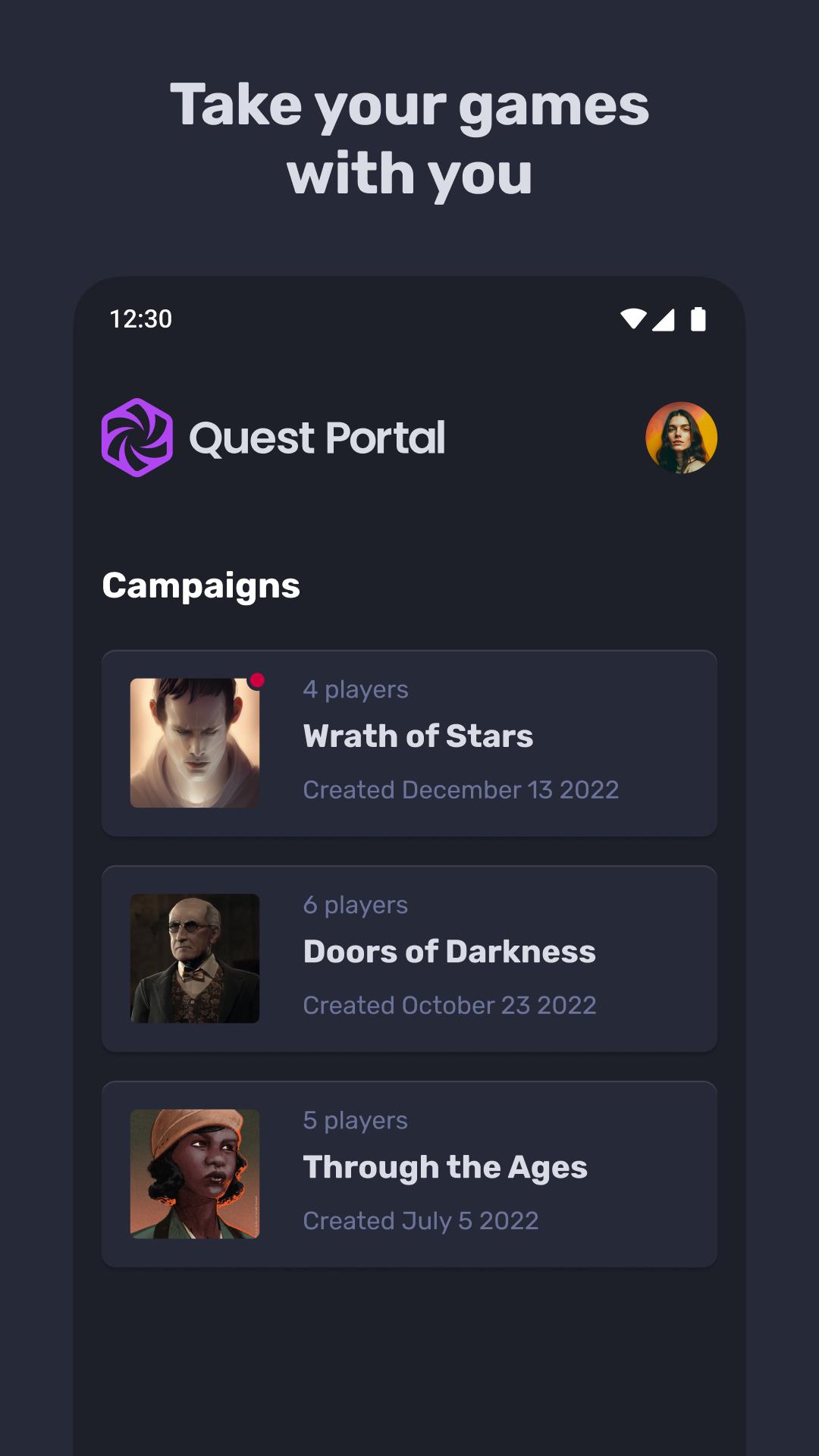 Download do apk de quest portal vtt para android