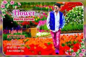 Blur Garden Flower Photo Editor imagem de tela 3