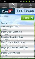 Play18 Golf Tee Times capture d'écran 1