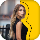 Cut to Cut - cutout background pic eraser removal icon