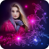 Neon Flower Overlay Effect icon