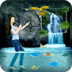 Waterfall Photo Frames - dp pic blur effect editor