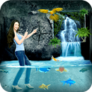 Waterfall Photo Frames - dp pic blur effect editor APK