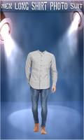 Men Long Shirt Photo Suit Screenshot 3
