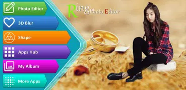 Ring Overlay Effect:Overlay foto Shattering Effect