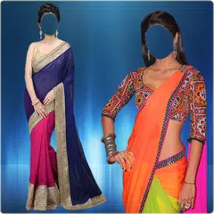 Скачать Saree Blouse Photo Suit - indian saree blouse blur APK