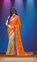 Saree Blouse Photo Suit Poster