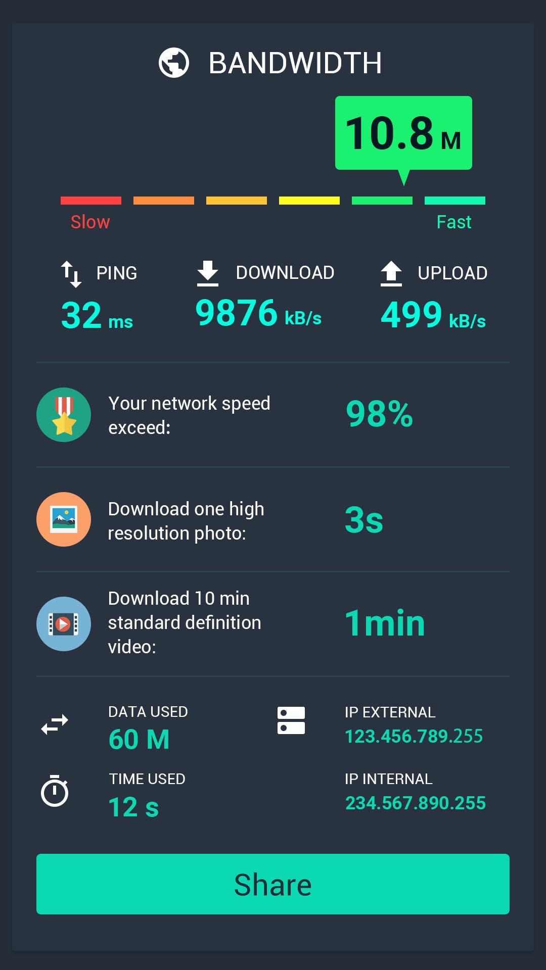 android icin internet hiz testi hizi olcme hizimi test et apk yi indir
