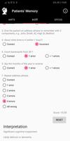 Patients' Memory - AMTS, GPCOG screenshot 1