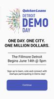Quicken Loans Detroit Demo Day poster