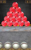 Target cans hit knockdown - throw ball strike cans скриншот 1