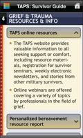 TAPS - Tragedy Assistance ảnh chụp màn hình 1