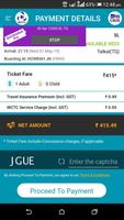 3 Schermata Quictatkal Pro: IRCTC Tatkal Ticket Booking