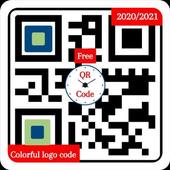 Free QR Barcode Scanner/Colorful LOGO QR Generator icon