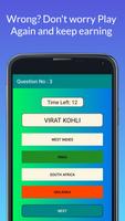 Cricket Quiz - Earn Real Money captura de pantalla 2