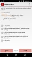 برنامه‌نما Java Practice Exam عکس از صفحه