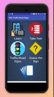 USA Traffic/Road Signs โปสเตอร์
