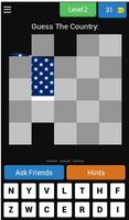 Guess Hidden Country Flag & Map Quiz 🌍 imagem de tela 2