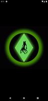 Ben omnitrix with 10 aliens الملصق