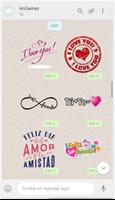 14 de Febrero Stickers पोस्टर