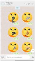 😍 Me Importa Emoji Reacción Stickers WastickerApp 截圖 2