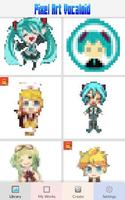 Pixel Art Vocaloid Affiche