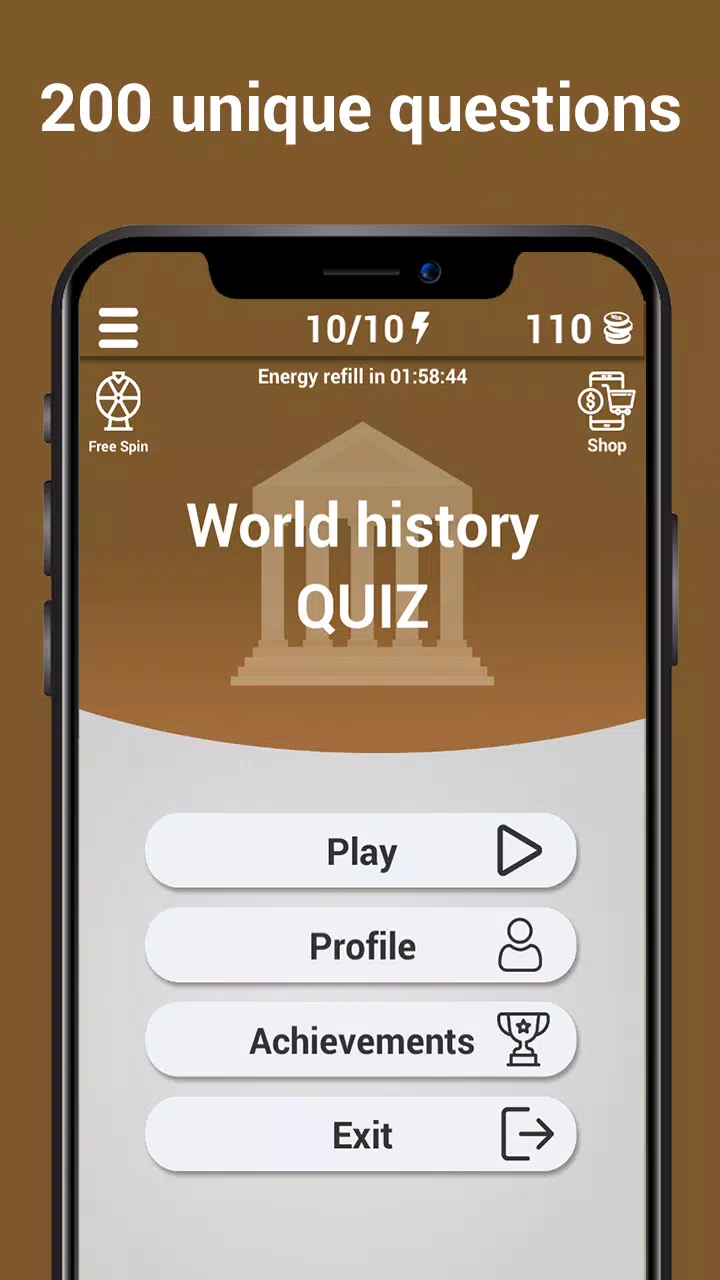 Trò chơi kiểm tra lịch sử sẽ giúp bạn kiểm tra kiến thức của mình một cách thú vị và lý thú. Với những câu hỏi thú vị và đa dạng, trò chơi này sẽ giúp bạn học hỏi và tìm hiểu nhiều hơn về lịch sử quá khứ.