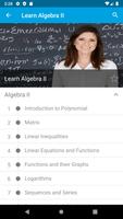 Learn Algebra II captura de pantalla 2