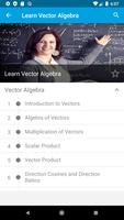 Learn Vector Algebra captura de pantalla 1