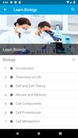 Learn Biology via Videos تصوير الشاشة 2