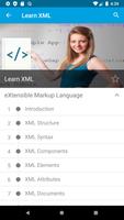 Learn XML capture d'écran 1