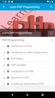 Learn PHP Programming 스크린샷 2