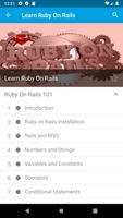 Learn Ruby on Rails capture d'écran 2