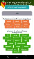 Fruits et légumes de saison imagem de tela 1