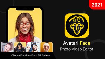 Avatari Face Animator Clue Photo Video editor Affiche