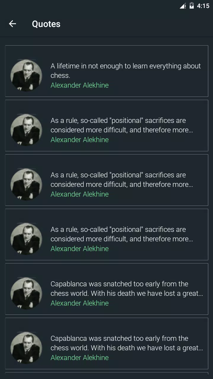 Alexander Alekhine Quote: “Capablanca was snatched too early from