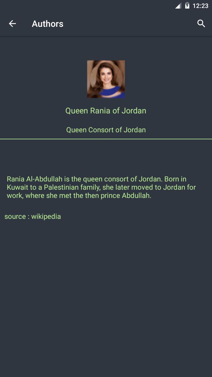 Queen Rania of Jordan Quotes for Android - APK Download