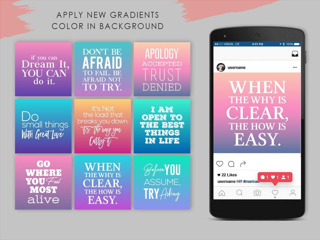 Stories Quote Creator For Instagram Quotes Maker For Android Apk Download - roblox gfx background creators instagram