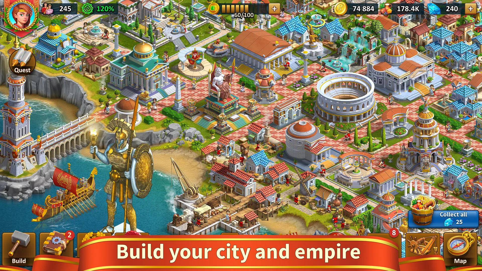 Rise of the Roman Empire. Rome Game for Android - Download