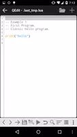 QLua - Lua on Android screenshot 2
