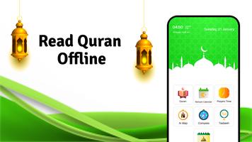 Al Quran: Read Quran Qibla App Affiche