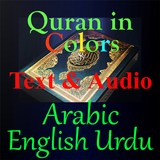 Quran Color Arabic English Urd icône