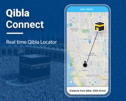 Qibla दिशा का पता लगाएं पोस्टर